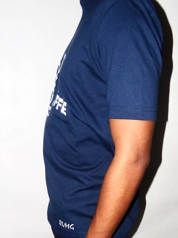 JIRAFFE OG TEE | NAVY BLUE/WHITE