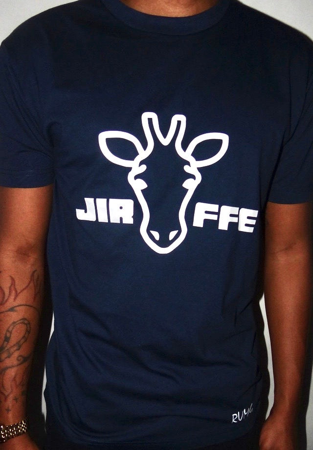 JIRAFFE OG TEE | NAVY BLUE/WHITE